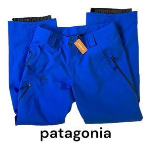 NWT Patagonia Insulated Powder Bowl Pants - men’s medium - Viking Blue